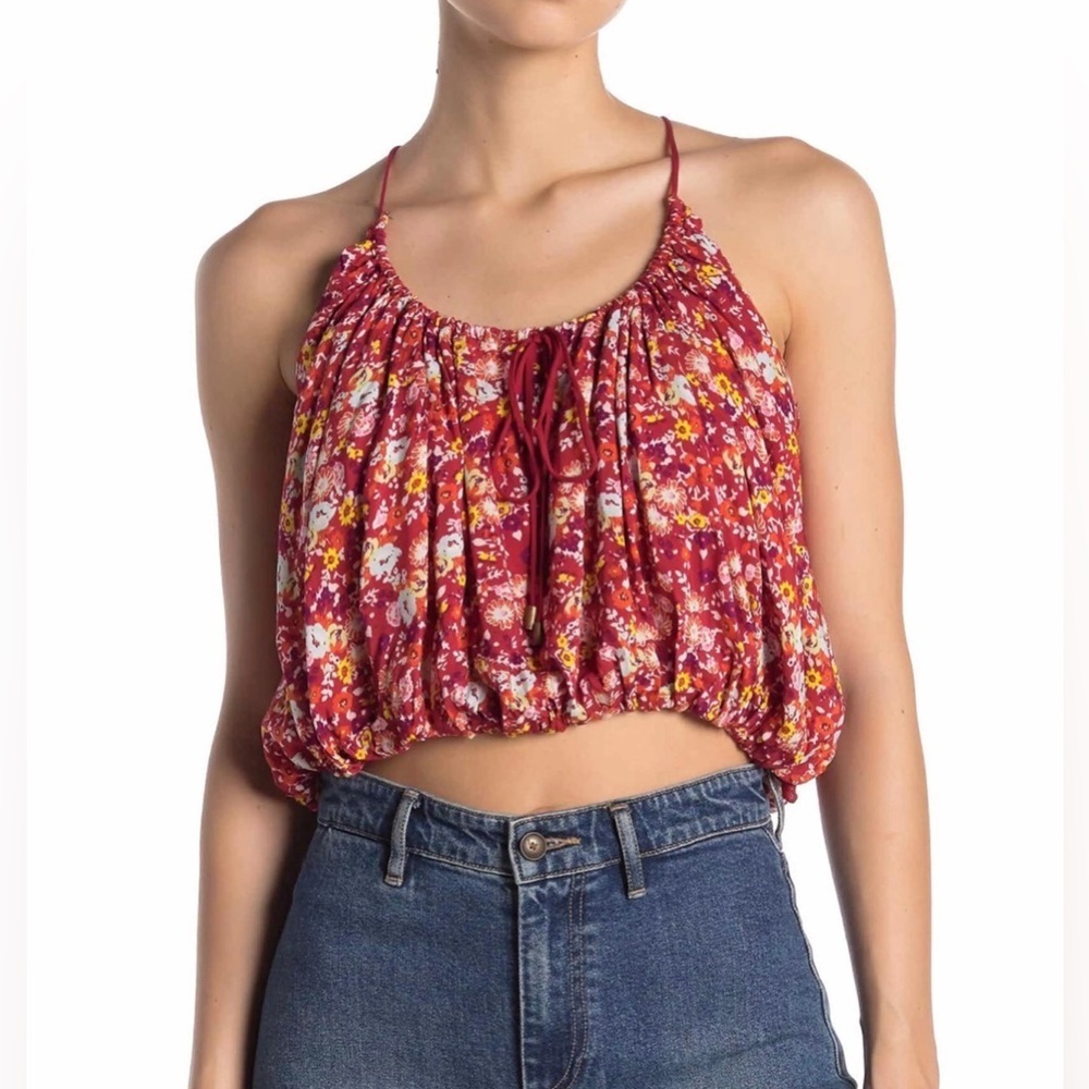 Free people Daisy Babe Floral crop top, Size S‎